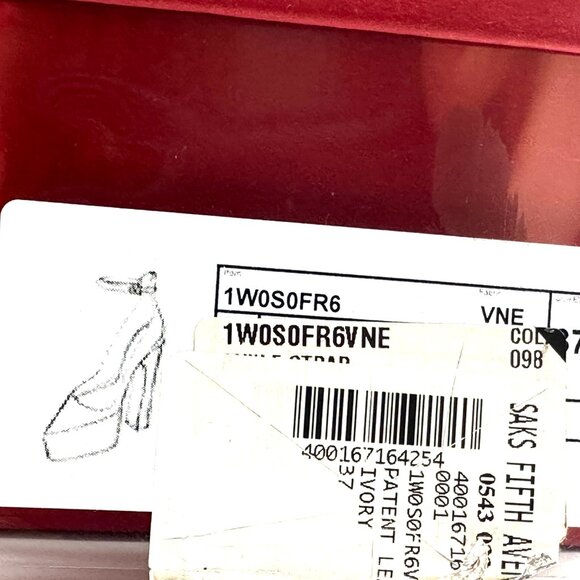 Valentino Garavani White Platform Heels - Picture 15 of 16